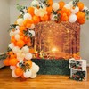 WR Autumn Maple Forest Backdrop Fall Harvest Maple Leaves Pumpkin