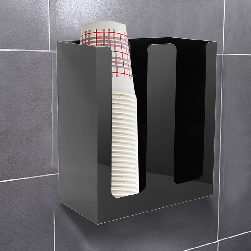 TOPINCN Disposable Paper Cup Dispenser, Coffee Cup Dispenser Storage Organizer