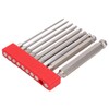 9pcs Hex Screwdriver Bit Set Rustproof S2 Steel Magnetic Ball