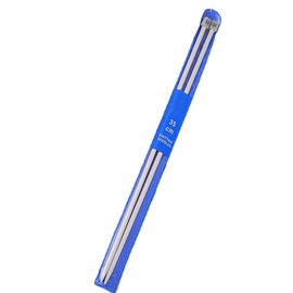 2Pcs/Set 35cm Long Single Pointed Knitting Needle Aluminium Classic Knitting Pins Sweater Needles for Handmade Weave DIY Tools (10mm)