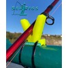 searigs - Sea Fishing Plastic Hi Vis Yellow Rod Rest