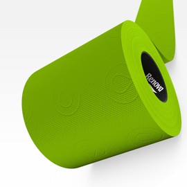 Renova Lime Green Toilet Paper 3-Ply - Ideal for Decorating Your Home or Office - Pack of 6 Compact Rolls- 140 Sheets - Eco-label Certified - Dermatologically Tested - Septic Safe - Sustainable & Soft