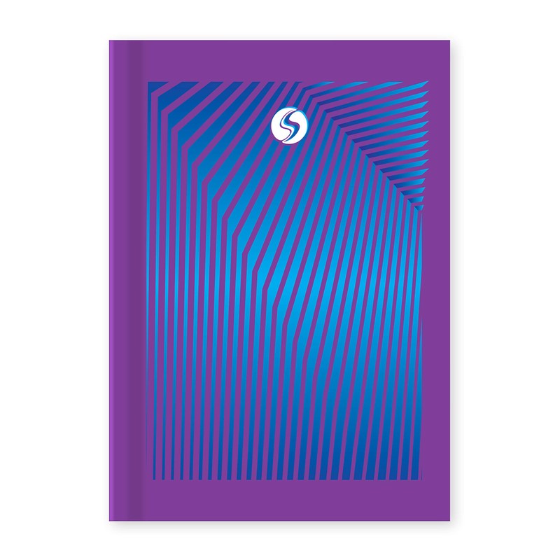Silvine A5 Hardback Notebook, 160 Pages (80 Sheets) Ruled 8mm