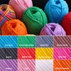 Mooaske 3 Pack Crochet Yarn with Crochet Hook - Worsted