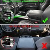 JDMCAR Lower Center Console Organizer Tray Compatible with Dodge Ram