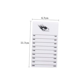 TOVINANNA 2pcs Acrylic Lash Display Boards Eyelash Storage Organizers Smooth Edges for Easy Application Beauty Salons and Home Use
