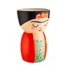 Sass & Belle Frida Kahlo Flower Vase, Ceramic, Multi-Colour, One