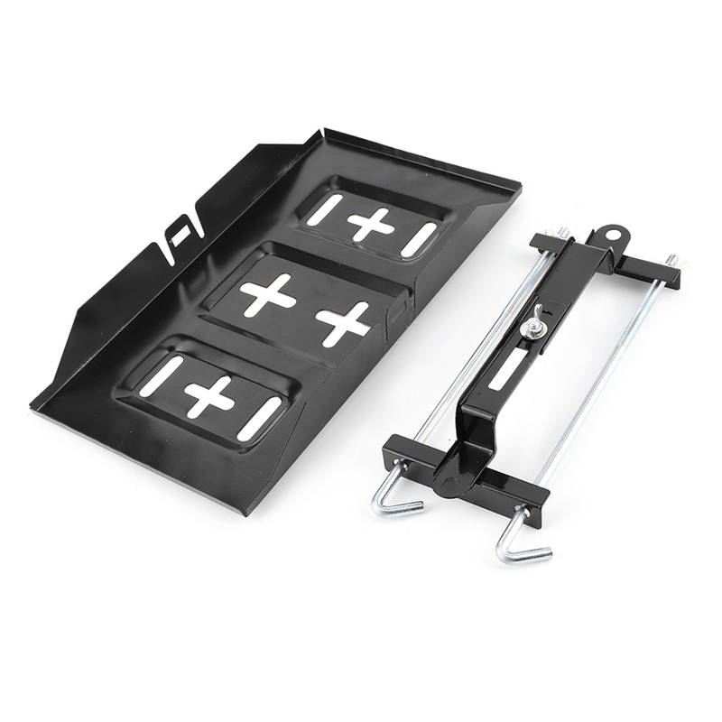 Storage Battery Holder Tray Mount Hold Down Clamp Bracket Kit