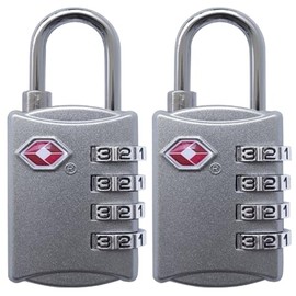 TSA Luggage Locks, (2 Pack) by Infinium. 10,000 Possible Combinations for Enhanced Security. Ideal for Travel and Securing Other Valued Personal Belongings