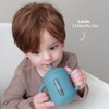 SAMiGO Silicone Sippy Cup, Baby Straw Cup for 6 12