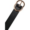 Urban Classics Unisex Belt, Black/Gold