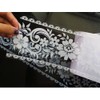 ArtisanAura Wallpaper Border Stick and Peel - Transparent Floral Lace