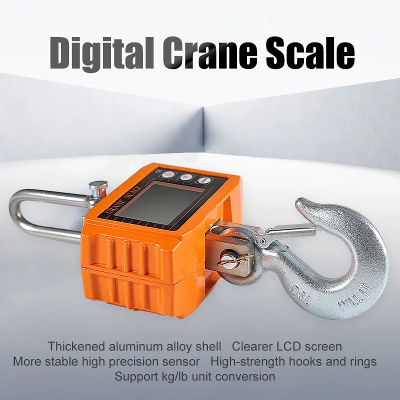 1 Ton / 2200 Lbs Heavy Duty Portable Digital Crane