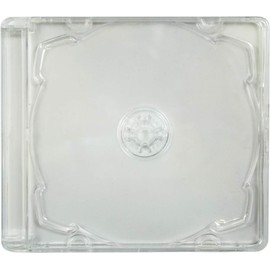 (5) Assembled Standard Clear CD Super Jewel Boxes and Trays #CDBIS-SUPER