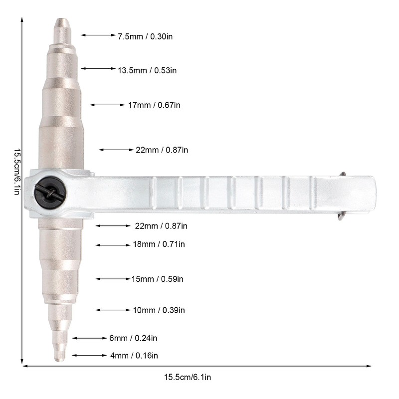 Household Copper Tube Expander Manual Expanding Tool for Air Conditioner