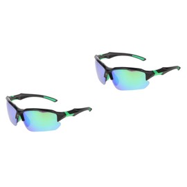 SUPVOX 2pcs Cycling Sunglasses Photochromic Lenses for Outdoor Sports Protective Eyewear for Men and Women for Baseball Running and Cycling Activities