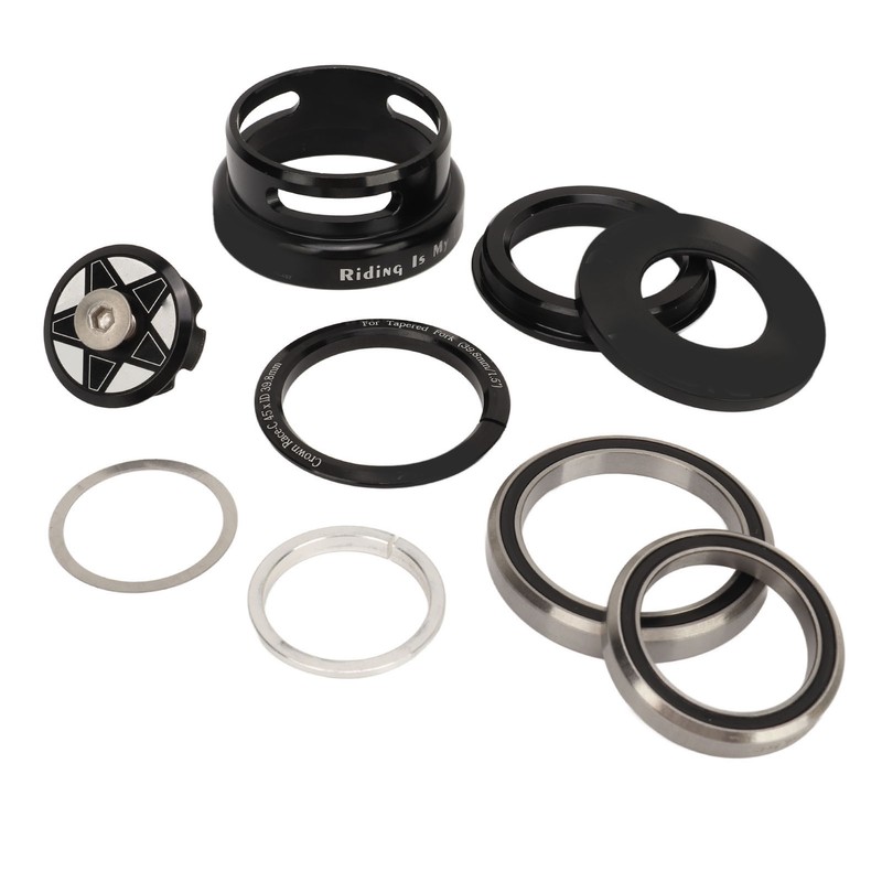 Bike Headset Bike Fork Bowls Set Aluminum Alloy Bike Front