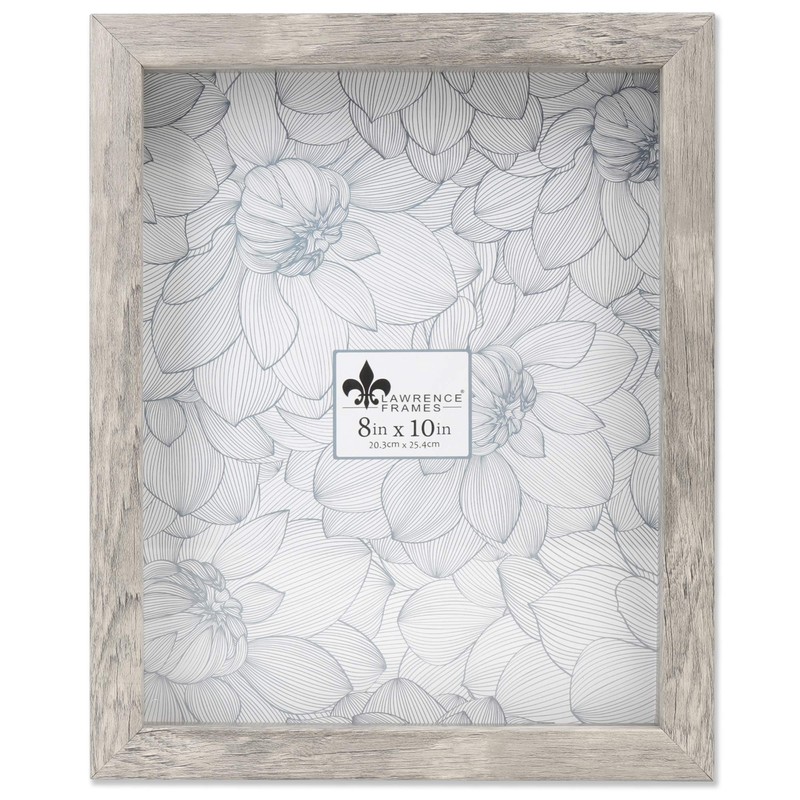 Lawrence Frames Shadow Box Frame, 8x10, Natural Gray