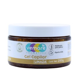 Vemare Cosmetics Gel Natural Capilar con Extracto de Linaza 250g
