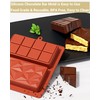 Silicone Chocolate Bar Mold, 1 Inch Deep, Large Candy Mould