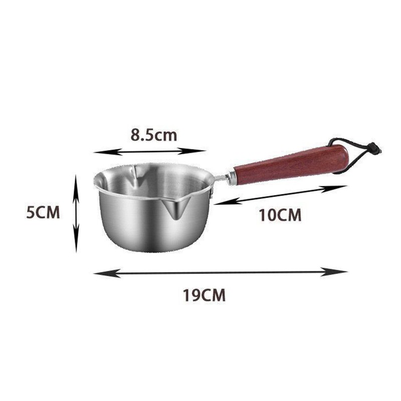 Mini Oil Warmer Pot Stainless Steel Butter Melting Milk Warmer