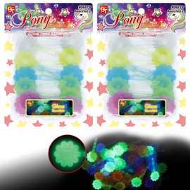 Hair Clips Barrettes Colorful Head Pins Accessories for Kids Children Girls Toddlers Women All Ages (Glow Assorted 2-24 Pcs)