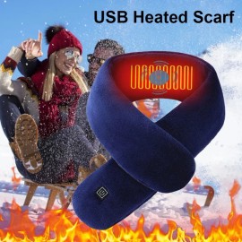 Heated Neck Wrap Scarf for Women Rechargeable Soft Warm Winter Neck Warmer