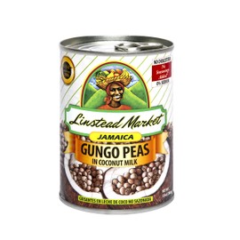 Linstead Market Jamaica Gungo Peas (Pigeon Peas) in Coconut Milk - Unseasoned, 13oz