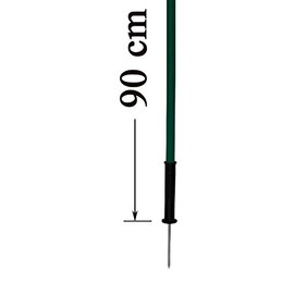 Slalom Pole with Spring Tip 90 cm Assorted Colours, green