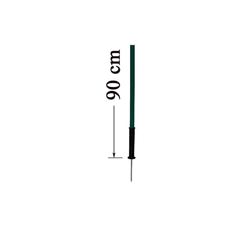 Slalom Pole with Spring Tip 90 cm Assorted Colours, green