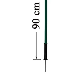 Slalom Pole with Spring Tip 90 cm Assorted Colours, green