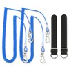 Fishing Rod Belt with Rope, Spiral Cord, Wired, 114.8 inches