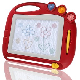 Magic Board 27.5 x 22 cm, Painting Board, Magic Board, Magnetic Board Children, Painting Board, Magic Board Children from 2 Years, Children's Painting Board, Magnetic Painting Board with 3 Shapes