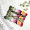 CABODYALS 20 Skeins 160M Variegated Embroidery Floss Cross Stitch Threads