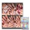 Paquetes de 6 (144 piezas) | Uñas postizas reutilizables |