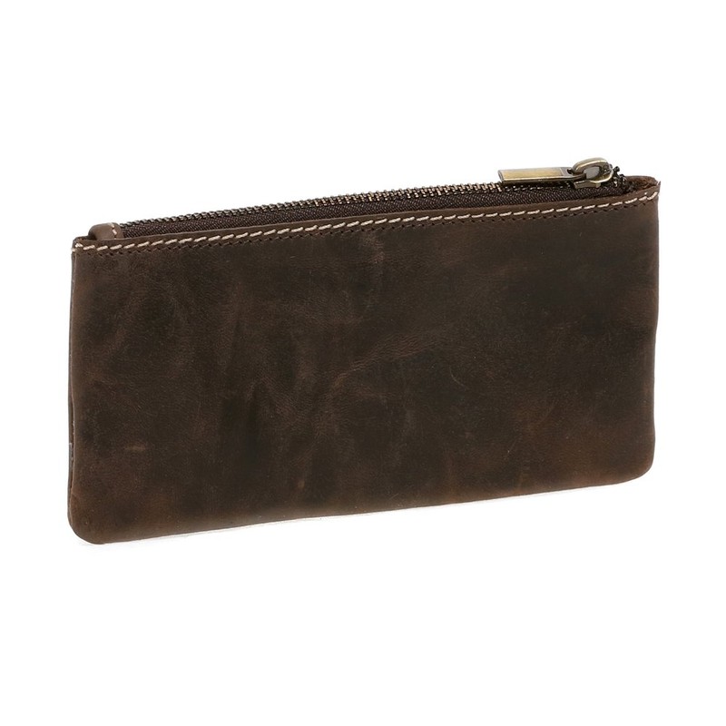 Keycase extra big LEAS, Genuine Leather, dark brown - ''LEAS