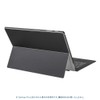 wraplus Skin Seal Compatible with Surface Go [Black Leather] Back