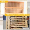 Tefola Bamboo Dish Drying Rack, 2-Tier Foldable Design with Utensil