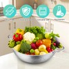 3-Piece Stainless Steel Colander Set with Handles - 5Qt/3Qt/1Qt Nesting