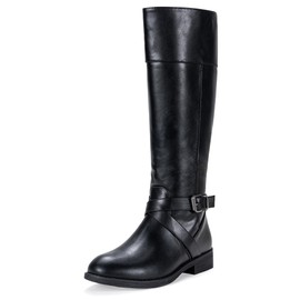 Vepose Women's 948 Knee High Boots, Black, Size 7.5 US -Tall Riding Boot with Zipper(CJY948 Black 07.5)