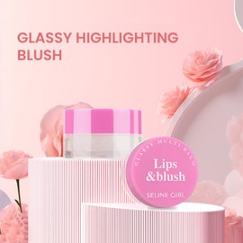 Qwesure Xixi WarmingBlush Heat Change Blush Natural Transparent Gradient Red Matt Solid Blush Cream Natural Fixation Look Pure Natural Makeup