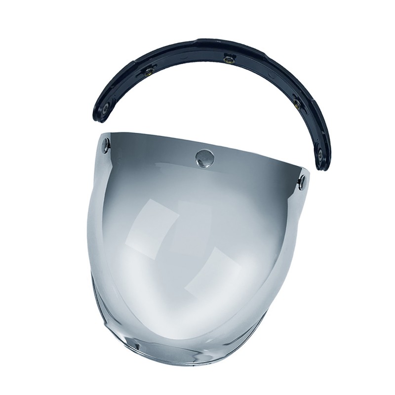 3-Snap Bubble Wind Visor For Biltwell Gringo&Bonanza Motorcycle Helmet