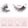 Kiusatig Half Lashes Fluffy Wispy Cat Eye Lashes 3/4 Lashes