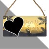 Days Until Spain Vacation Countdown Plaque with Chalkboard - Spanish