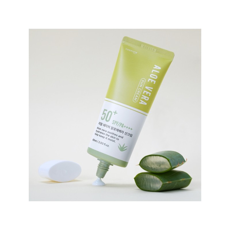 Real Nature Aloe Vera Sun Cream 500ml+60ml SPF50+ PA++++ /