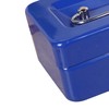 Cash Box with Money Tray Metal Storage Safe Lock Box