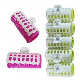 Edge Clip Beauty Hair Rollers, 10 Pieces, Large/Medium Hair Setting Rolls Beauty Medium 10P (M6015)