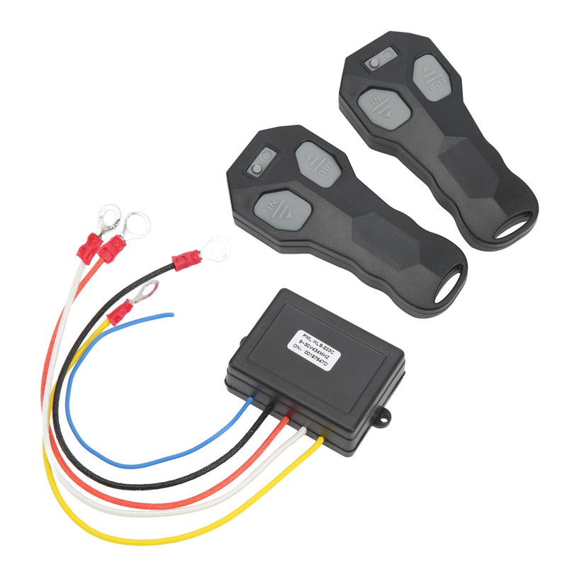 Wireless Winch Remote Control Kit with Indicator 75ft Range 12V