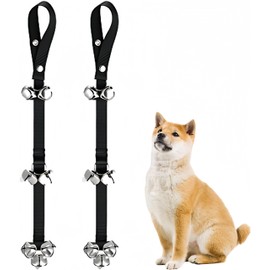 Wogenthrive 2 Pcs Dog Bells Toilet Training, Dog Doorbell Dog Training Dog Bell, Adjustable Dog Training Bells For Door Bells For Dogs, Dog Door Bells Dog Training Bell For Dog Puppy Toilet