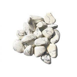 Sacred Essence White Howlite 2-3cm Tumblestone Polished (Protection - Safe Travel)
